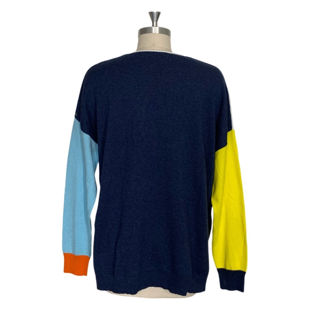 Colorblock Crew Neck Sweater - Picture 5 of 10